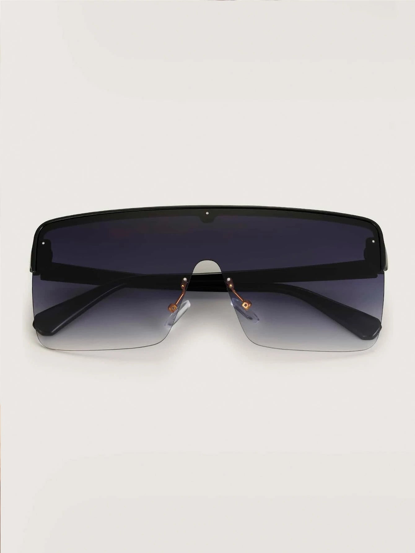  Óculos de sol Feminino Talia de Top chato da moda Y2K, Proteção UV400