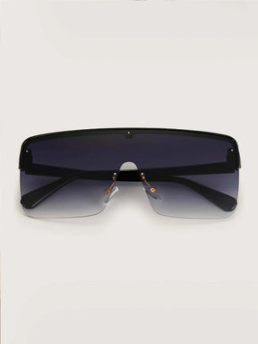  Óculos de sol Feminino Talia de Top chato da moda Y2K, Proteção UV400