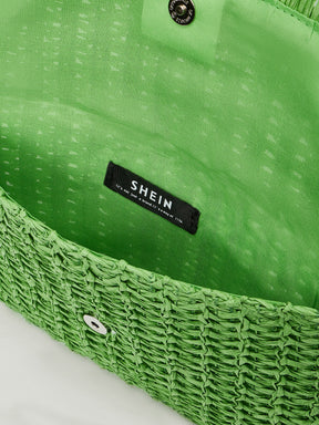  Bolsa de Mão Clutch de Metal com Design de Borla Estilo Boêmio 