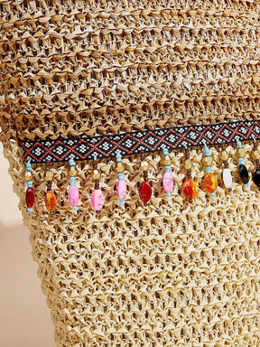  Bolsa Evile Casual, Bolsa Trançada Grande