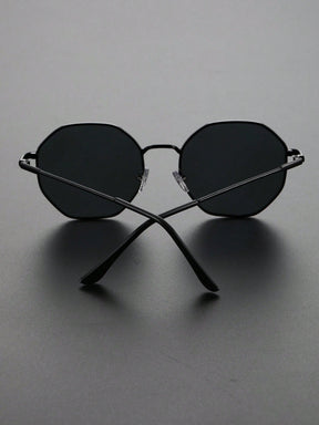  Óculos de Sol Feminino Mavi com Proteção UV de Moldura Geométrica 