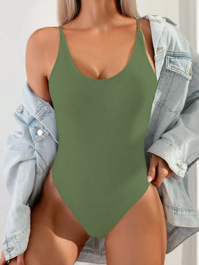 Maiô Feminino  Com Decote Redondo E Ajuste Perfeito