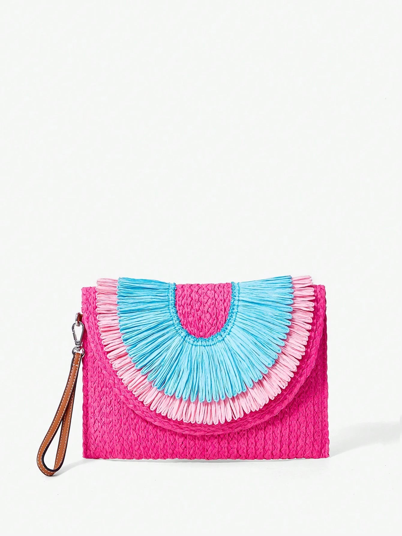  Bolsas Clutch Femininas, Bolsa de Palha, Moda, Elegante, Simples, Personalizada