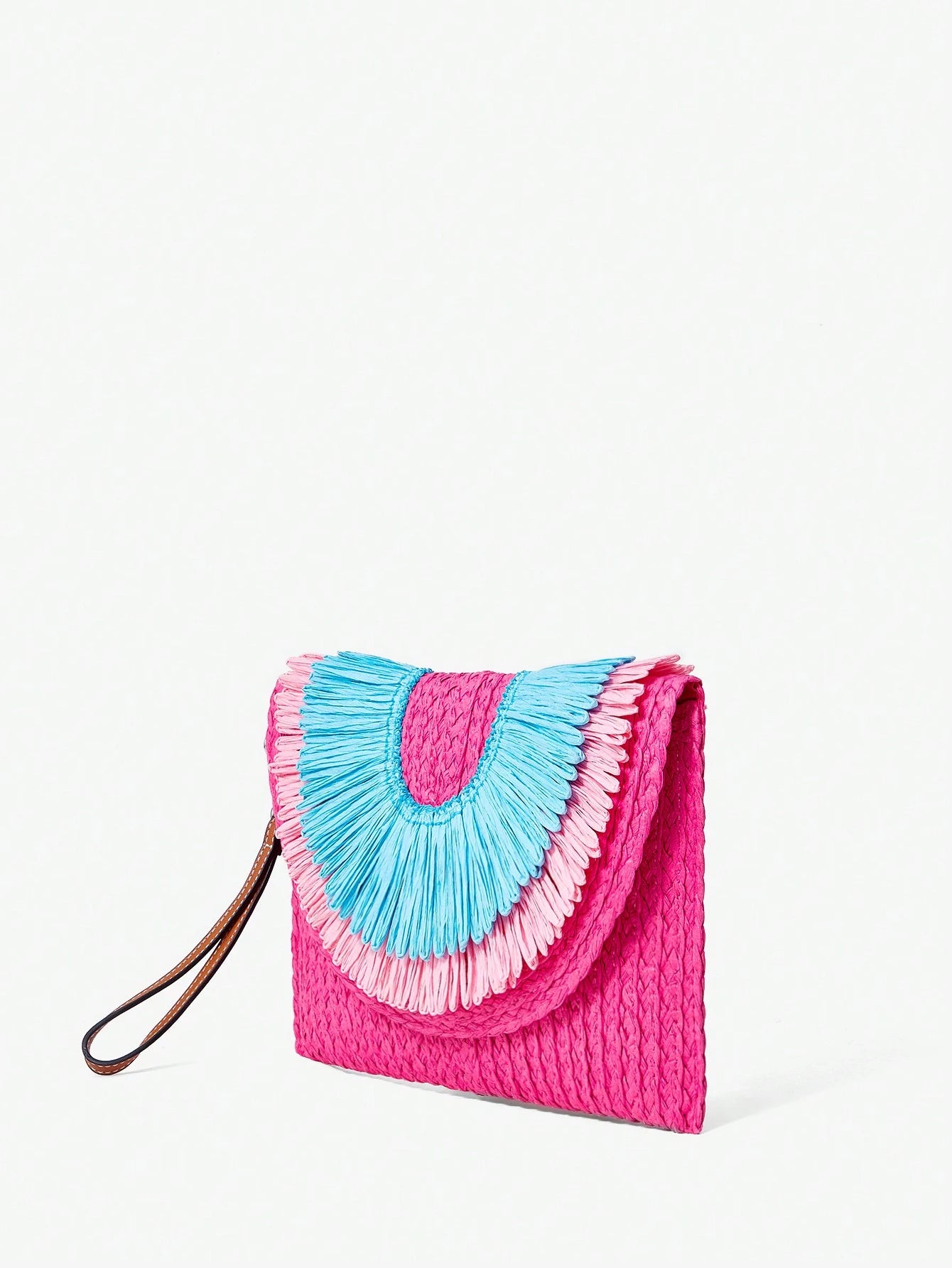  Bolsas Clutch Femininas, Bolsa de Palha, Moda, Elegante, Simples, Personalizada