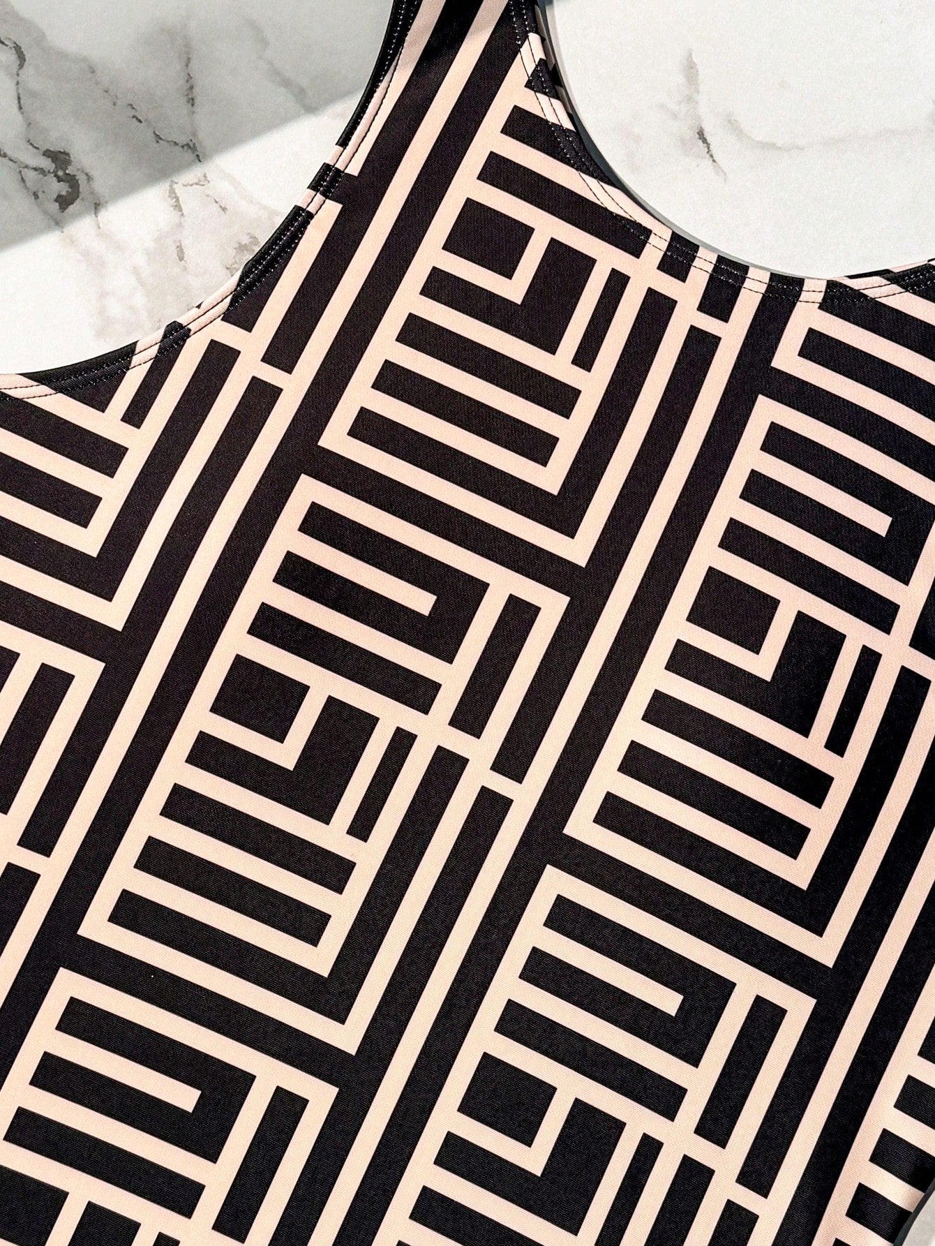 Maiô Feminino Lívia Geométrico Estampado 