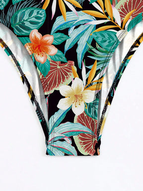  Maiô Feminino De Controle De Abdômen Feminino Com Estampa 