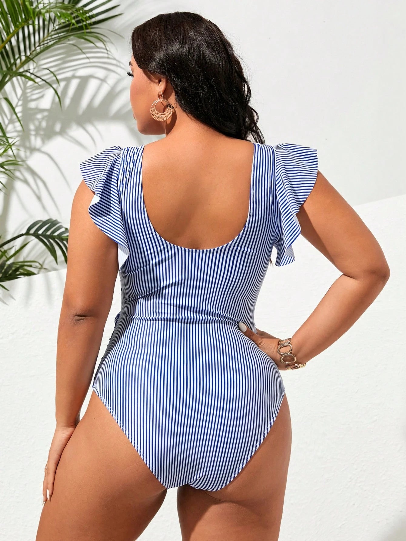 Maiô Feminino Plus Size Navie