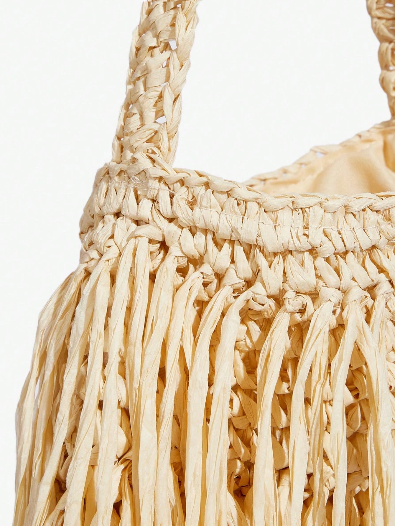  Bolsas de Alça Superior para Simples, Elegante, Versátil, Palha