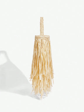  Bolsas de Alça Superior para Simples, Elegante, Versátil, Palha