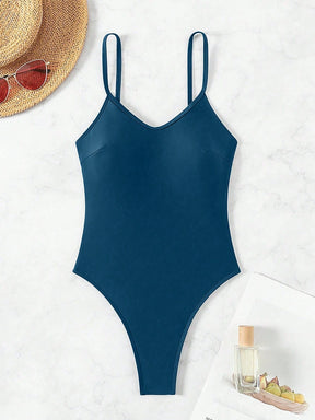  Maiô Feminino Mariana Monobloco Recortado nas Costas, Verão