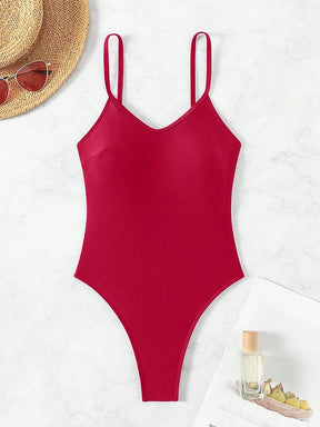  Maiô Feminino Mariana Monobloco Recortado nas Costas, Verão