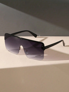  Óculos de sol Feminino Talia de Top chato da moda Y2K, Proteção UV400