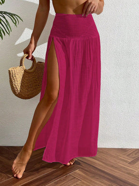 Saia de cobertura Alice coxa dividida