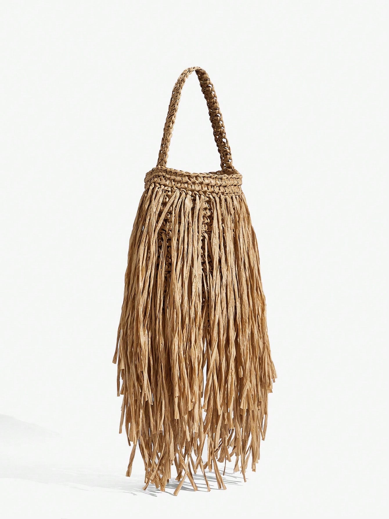  Bolsas de Alça Superior para Simples, Elegante, Versátil, Palha