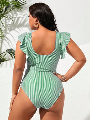 Maiô Feminino Plus Size Navie