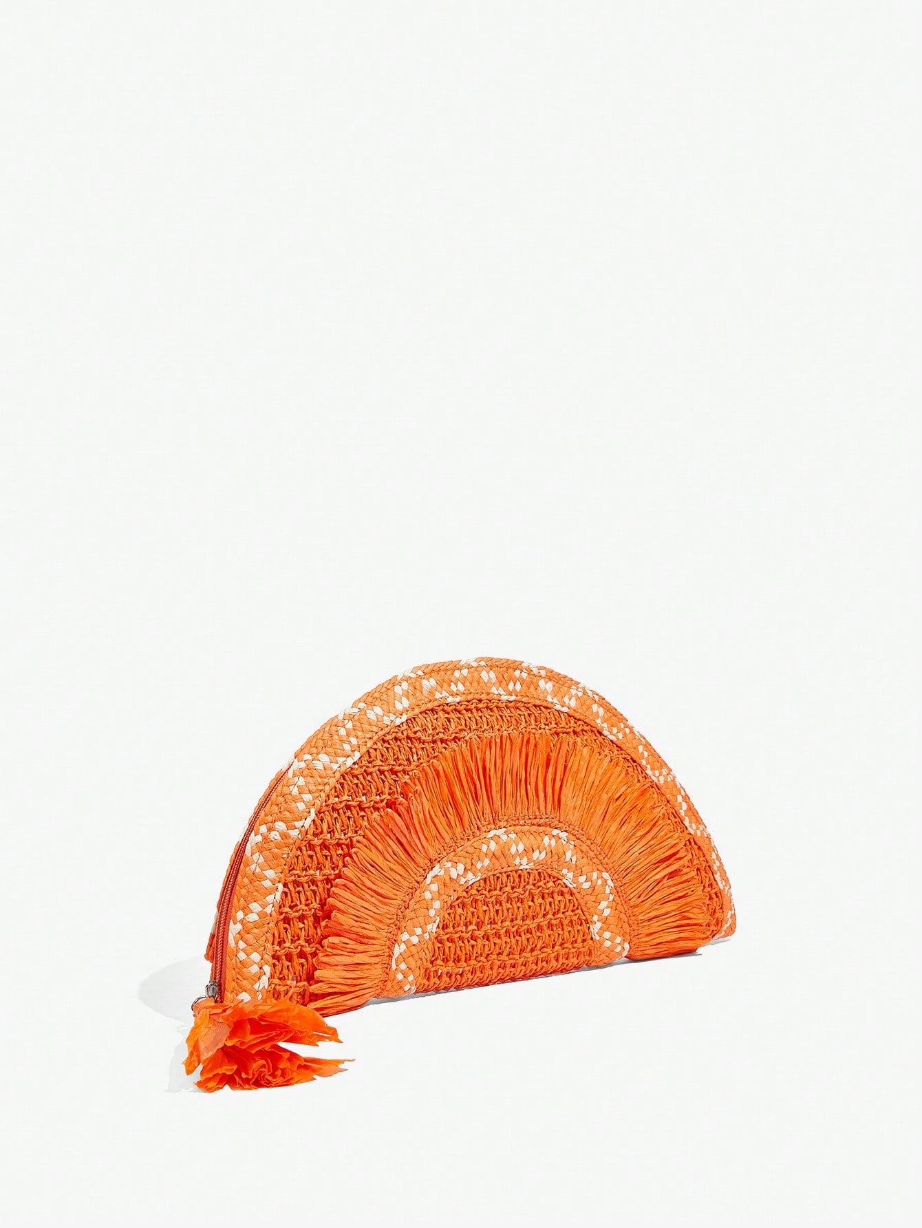 Bolsa de Embreagem Estilo Boho Feminina com Desenho de Franjas