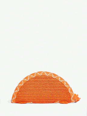 Bolsa de Embreagem Estilo Boho Feminina com Desenho de Franjas