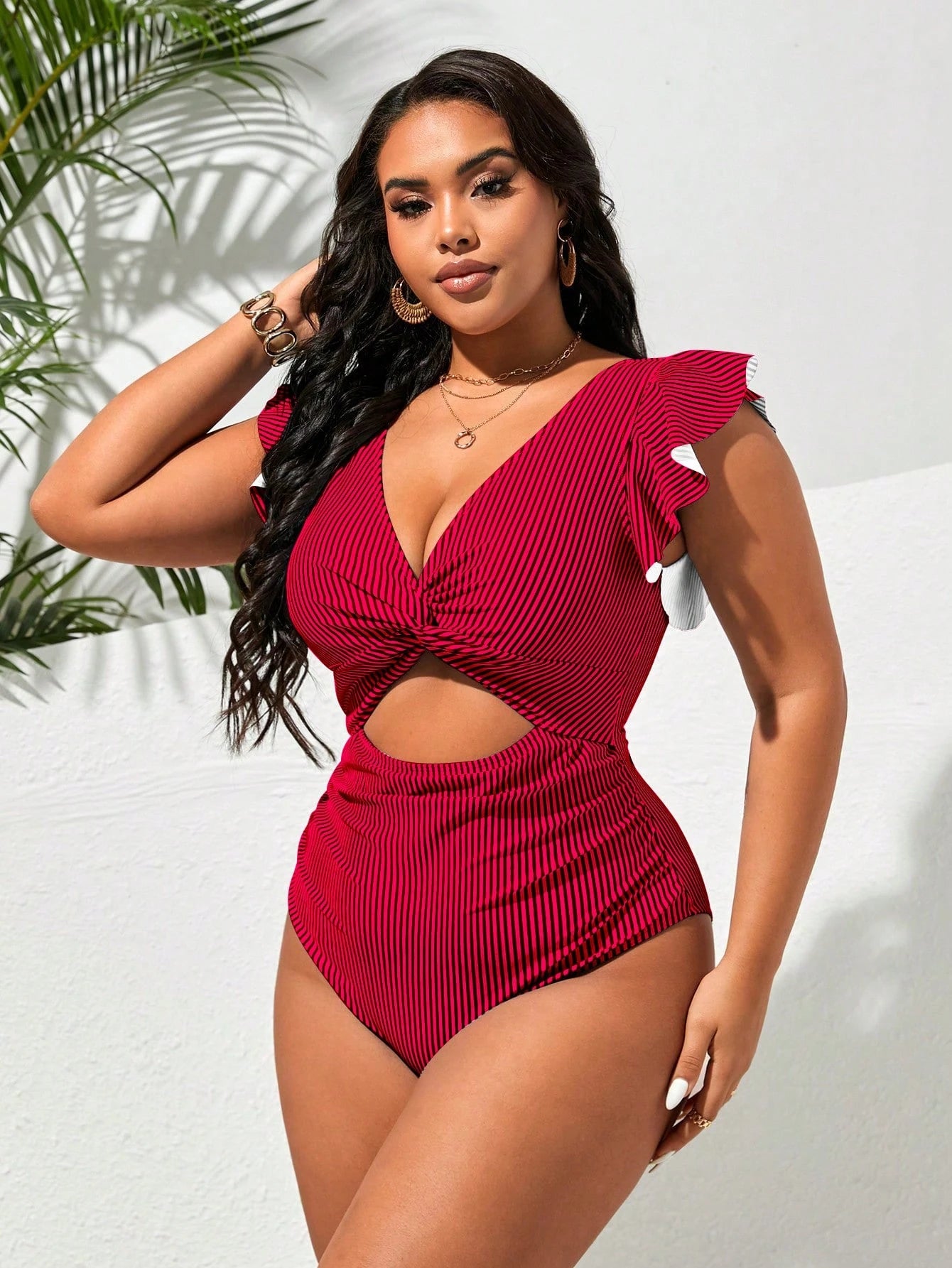 Maiô Feminino Plus Size Navie