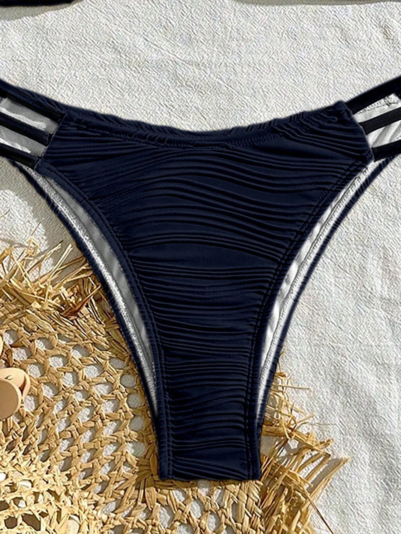  Conjunto de Maiô Bikini Nicole Sensual com Franzidos de 