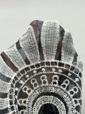 Saída de Praia Quimono Capa Transparente com Estampa Floral de Resort 