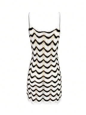 Saída de Praia Vestido Camiseta Mini Transparente Sexy com Recortes Vazados