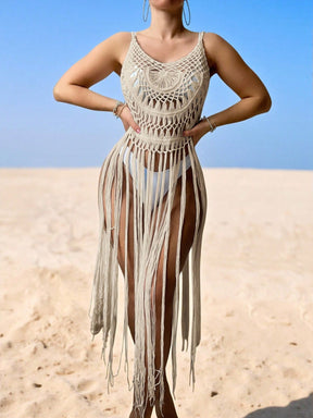 Saida de praia de crochê Helia