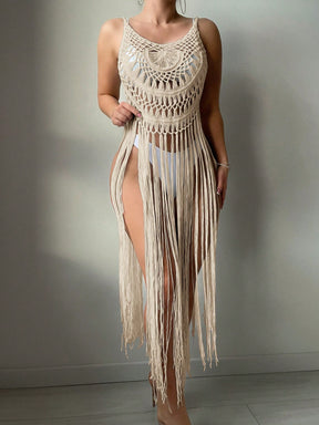 Saida de praia de crochê Helia