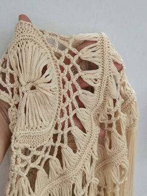 Saida de praia de crochê Helia