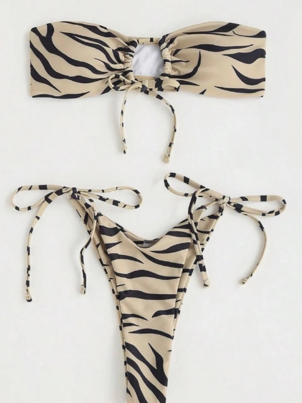 ZTVitality zebra bikini impressão sexy biquínis 2023 nova chegada acolchoado sutiã bandagem cintura baixa maiô feminino banho biquini